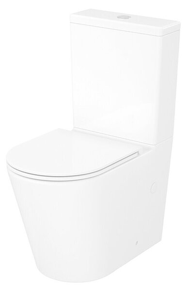 Cersanit WC monoblok bez ruba Bonica Pro (Bijela, D x Š x V: 61 x 35,8 x 84 cm)
