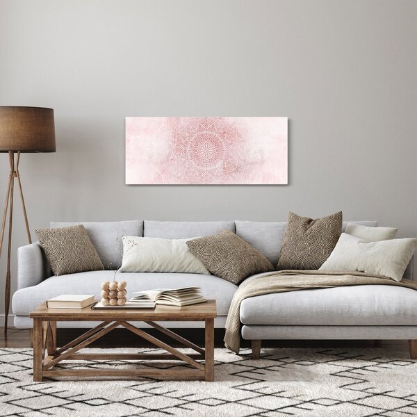 Slika - Ružičasta mandala (120x50 cm)
