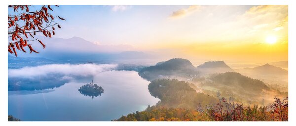 Slika - Bledsko jezero (120x50 cm)