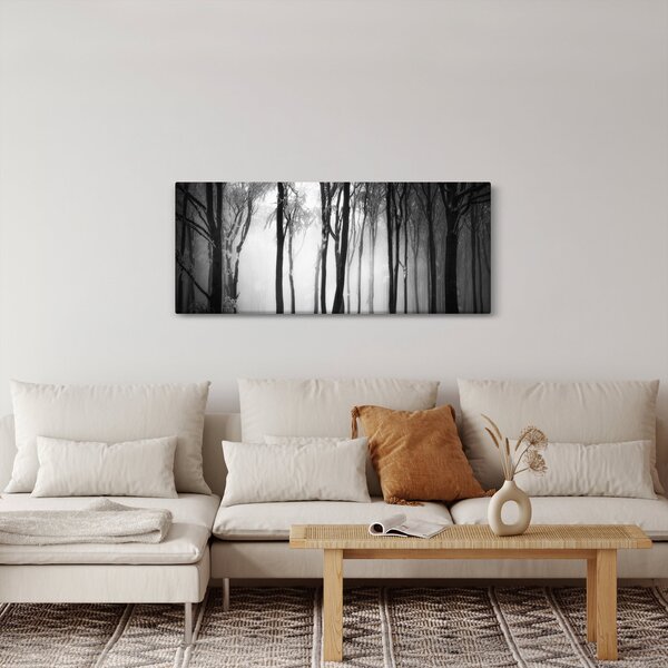 Slika - Vuk u mračnoj šumi (120x50 cm)