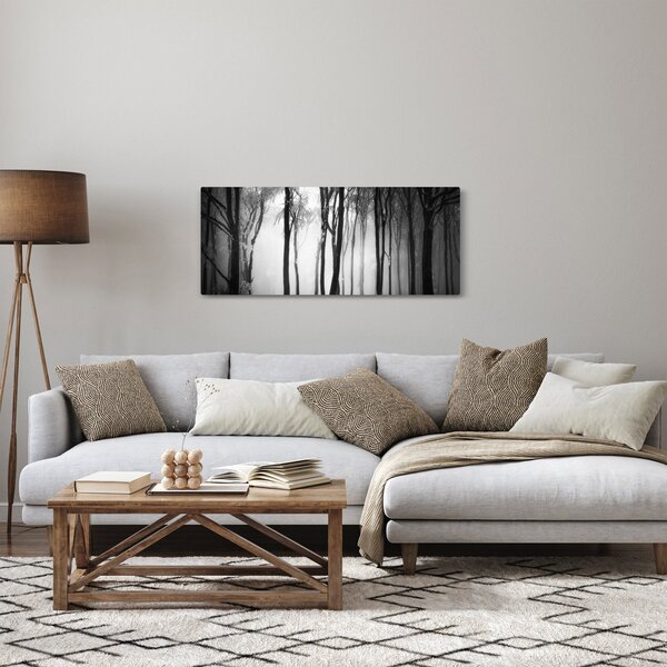 Slika - Vuk u mračnoj šumi (120x50 cm)