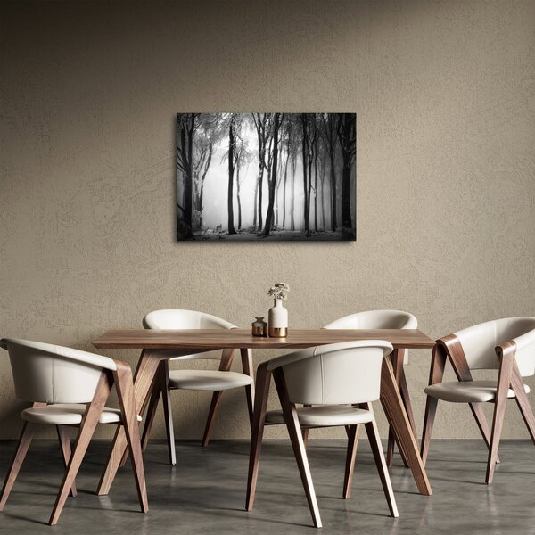 Slika - Vuk u mračnoj šumi (70x50 cm)