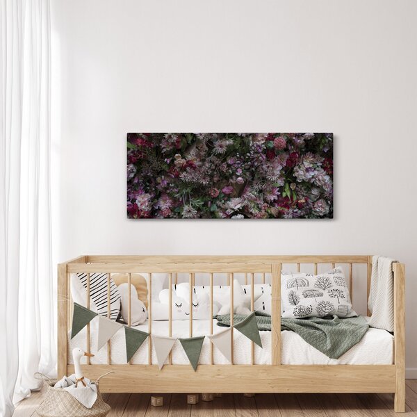 Slika - Cvjetni zid (120x50 cm)