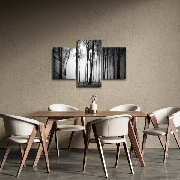 Slika - Vuk u mračnoj šumi (90x60 cm)