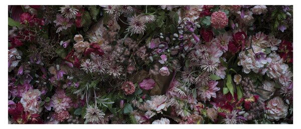 Slika - Cvjetni zid (120x50 cm)