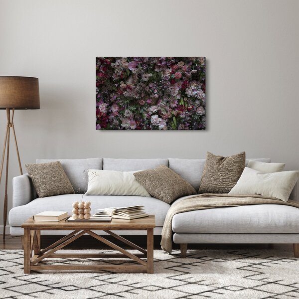 Slika - Cvjetni zid (90x60 cm)