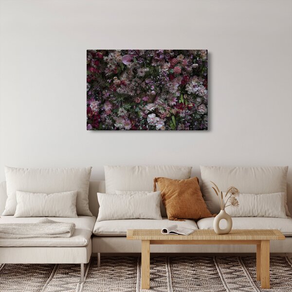Slika - Cvjetni zid (90x60 cm)