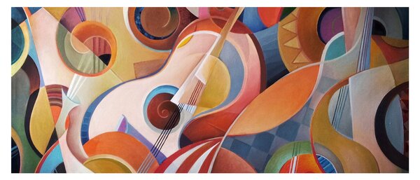 Slika - Glazbeni sažetak (120x50 cm)