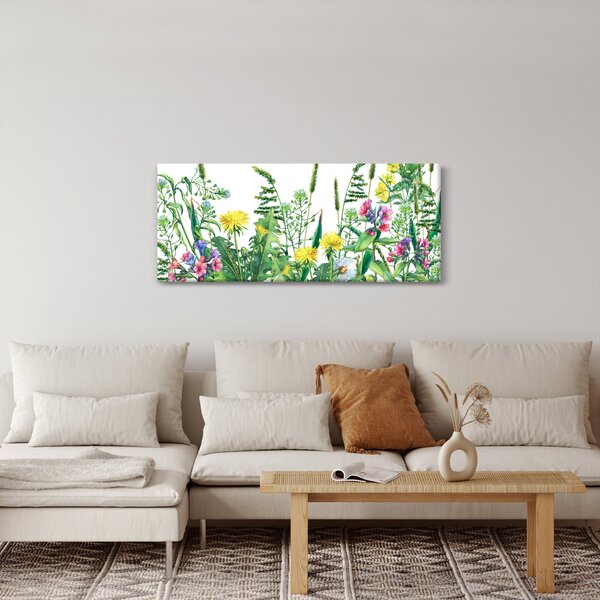 Slika - Slikano livadsko cvijeće (120x50 cm)