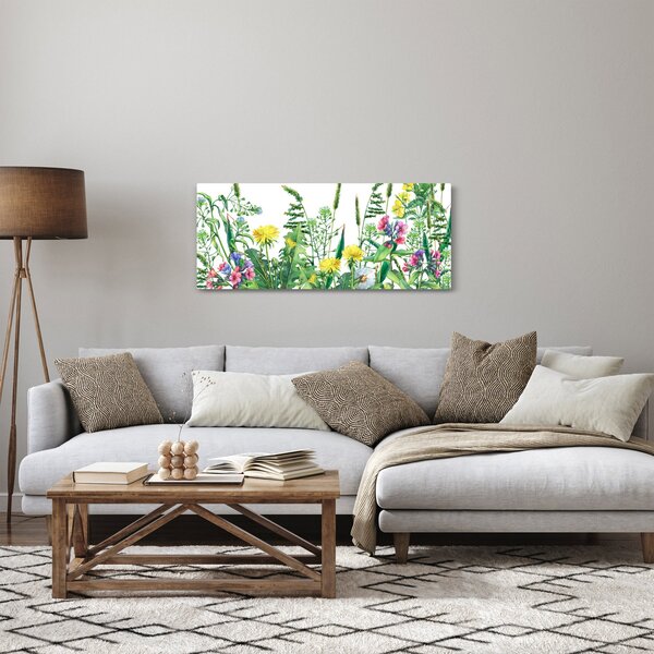 Slika - Slikano livadsko cvijeće (120x50 cm)