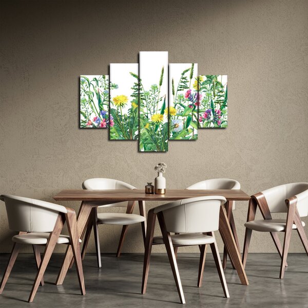 Slika - Slikano livadsko cvijeće (150x105 cm)