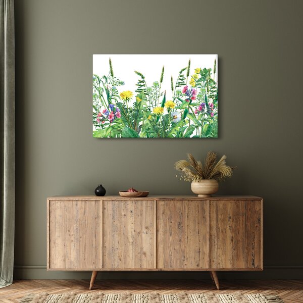 Slika - Slikano livadsko cvijeće (90x60 cm)