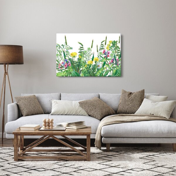 Slika - Slikano livadsko cvijeće (90x60 cm)