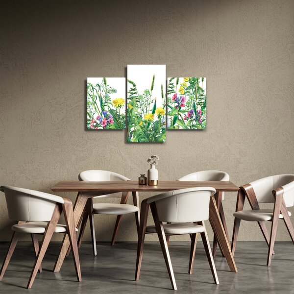 Slika - Slikano livadsko cvijeće (90x60 cm)