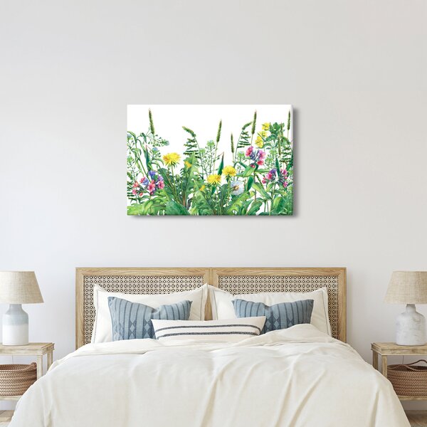 Slika - Slikano livadsko cvijeće (90x60 cm)
