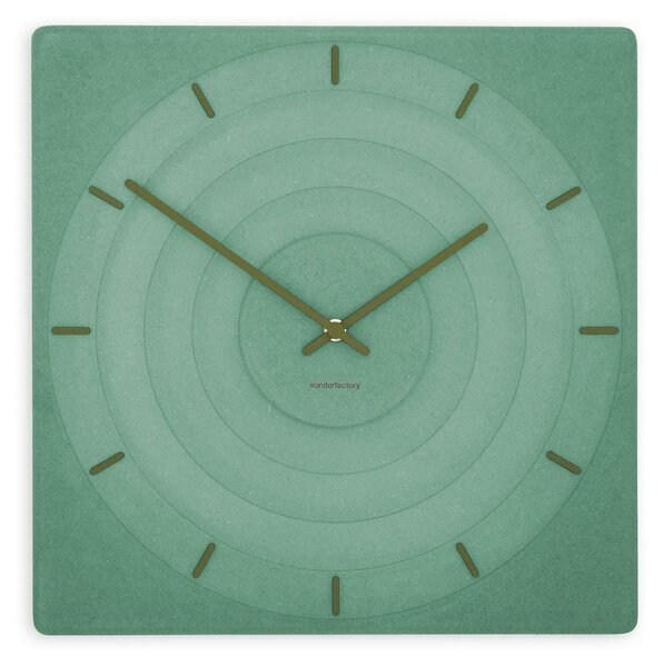 Zidni sat Luxhora Arenora Mint Green 11 boja kazaljki