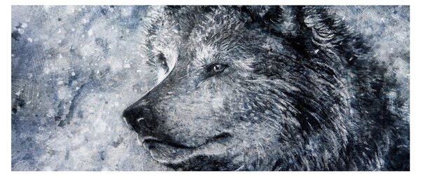 Slika - Crtani vuk (120x50 cm)