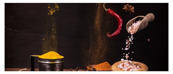 Slika - Začini u pokretu (120x50 cm)
