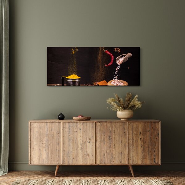 Slika - Začini u pokretu (120x50 cm)