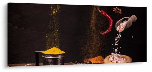 Slika - Začini u pokretu (120x50 cm)