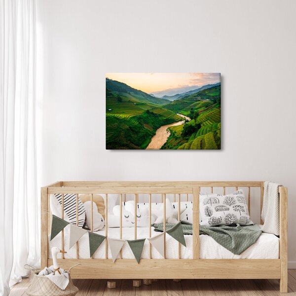 Slika - Rižine terase II. (90x60 cm)