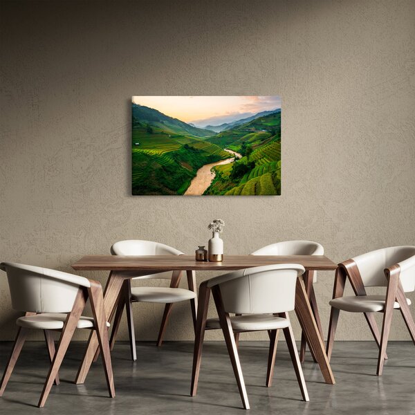 Slika - Rižine terase II. (90x60 cm)
