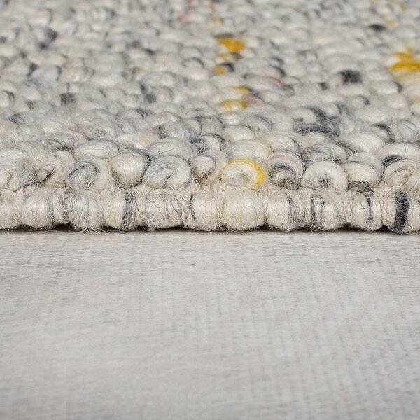 Krem ručno rađena staza od mješavine vune 60x230 cm Minerals – Flair Rugs