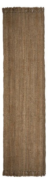 Smeđa podloga od jute Flair Rugs Jute, 60 x 230 cm