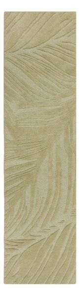 Zeleni vuneni tepih 60x230 cm Lino Leaf - Flair Rugs
