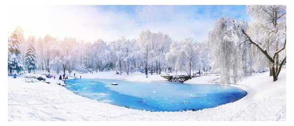 Slika - Ledeno jezero (120x50 cm)