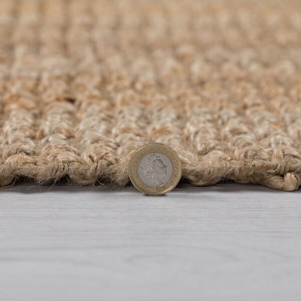 Smeđa podloga od jute Flair Rugs Jute, 60 x 230 cm