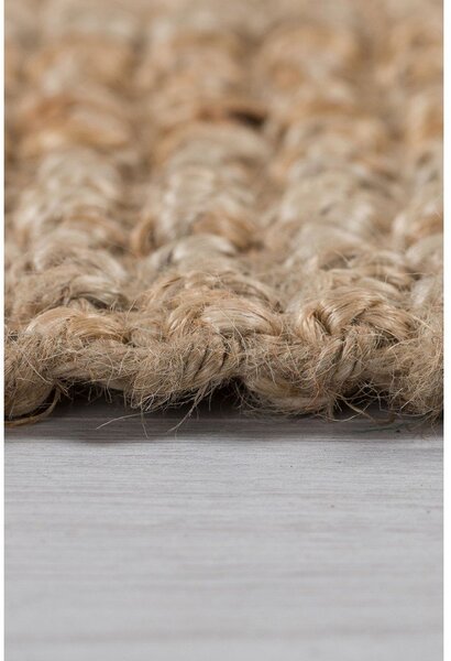 Smeđa podloga od jute Flair Rugs Jute, 60 x 230 cm