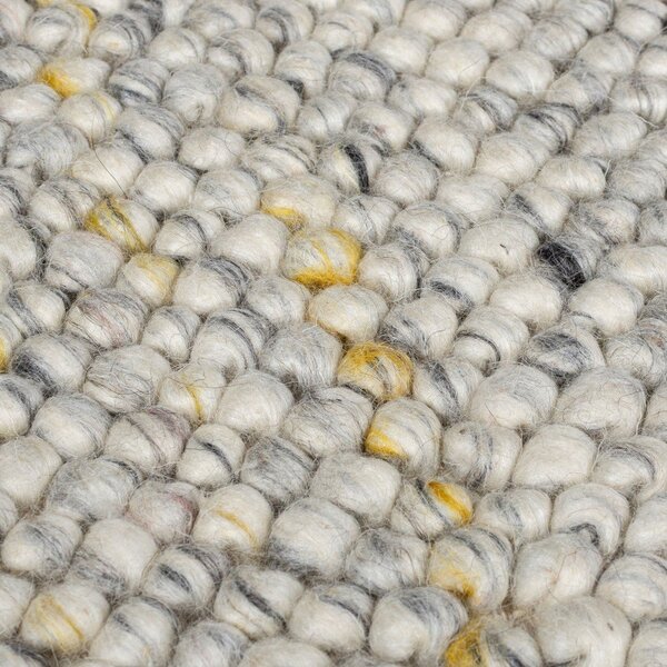 Krem ručno rađena staza od mješavine vune 60x230 cm Minerals – Flair Rugs