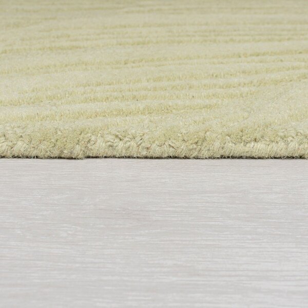 Zeleni vuneni tepih 60x230 cm Lino Leaf - Flair Rugs