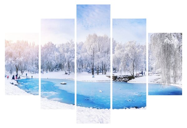 Slika - Ledeno jezero (150x105 cm)