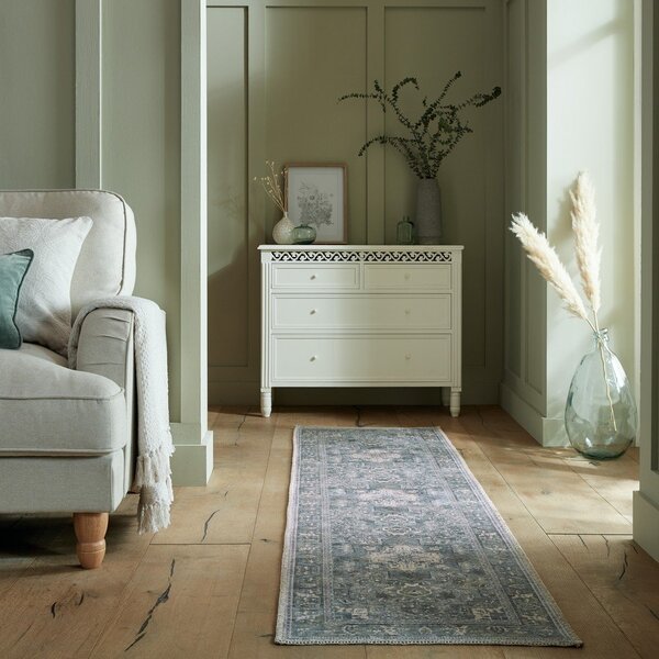 Zelena perivia staza od mješavine recikliranih vlakana 60x230 cm Windsor – Flair Rugs