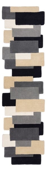 Siva vunena staza 60x230 cm Collage – Flair Rugs