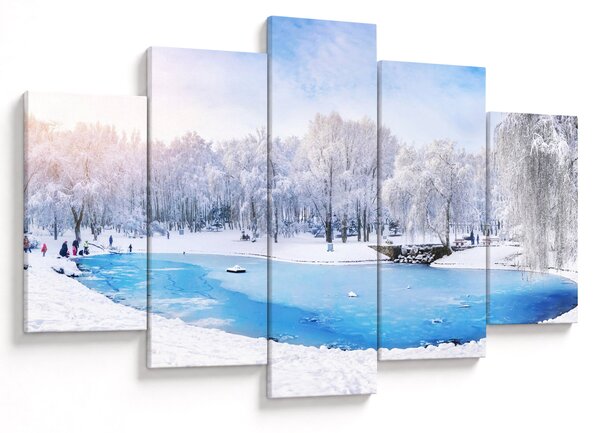 Slika - Ledeno jezero (150x105 cm)
