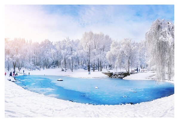 Slika - Ledeno jezero (90x60 cm)