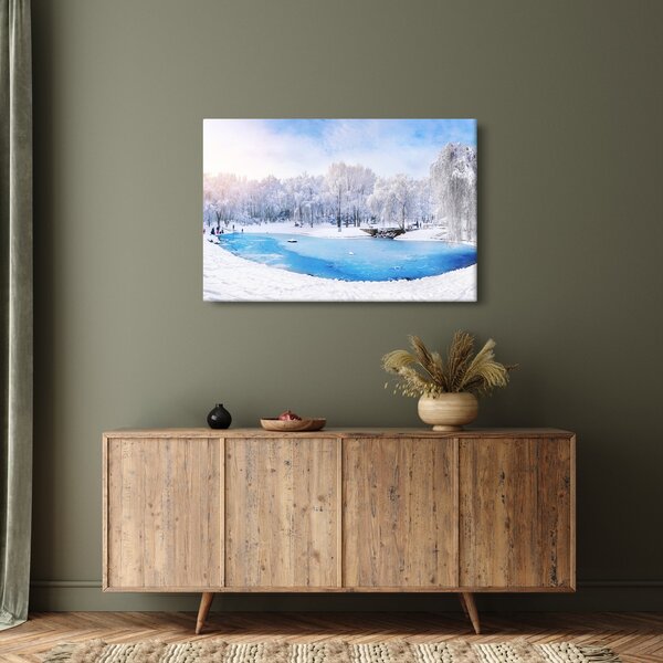 Slika - Ledeno jezero (90x60 cm)