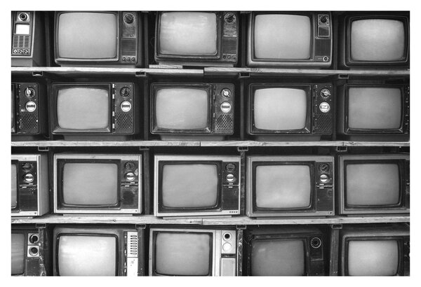 Slika - Retro TV (90x60 cm)