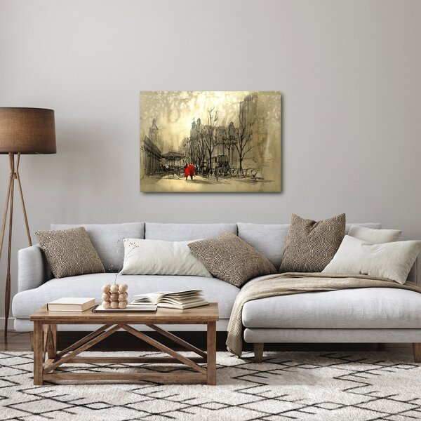 Slika - Skica grada (70x50 cm)