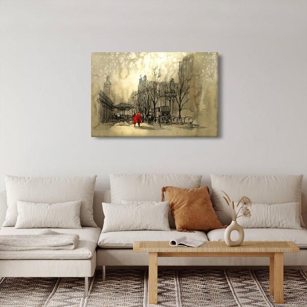 Slika - Skica grada (90x60 cm)