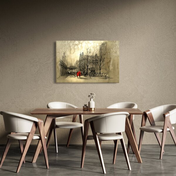 Slika - Skica grada (90x60 cm)
