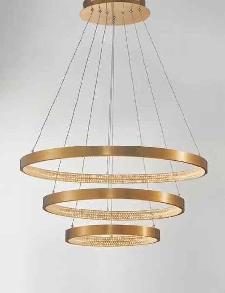 PRESTON VISILICA LED 112W/3000K/4731lm/DIMM/IP20/ANTIQUE ZLATNA NL9862853