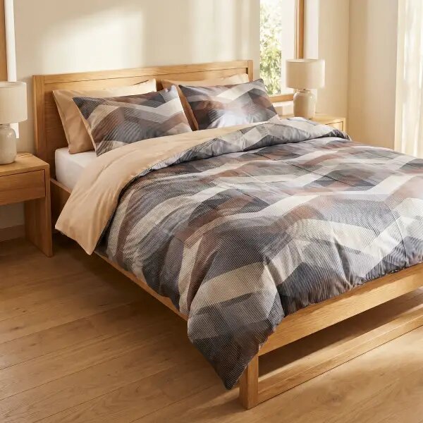 Posteljina Helix set s navlakom - 200x200/2x60x80 cm