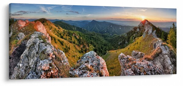 Slika - Planinski krajolik (120x50 cm)