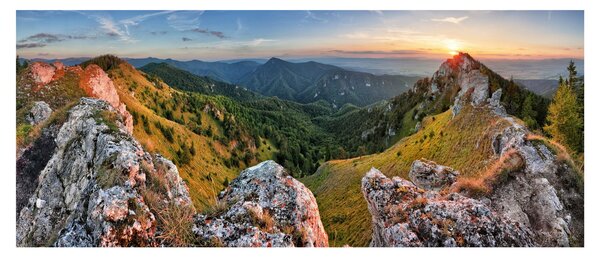 Slika - Planinski krajolik (120x50 cm)