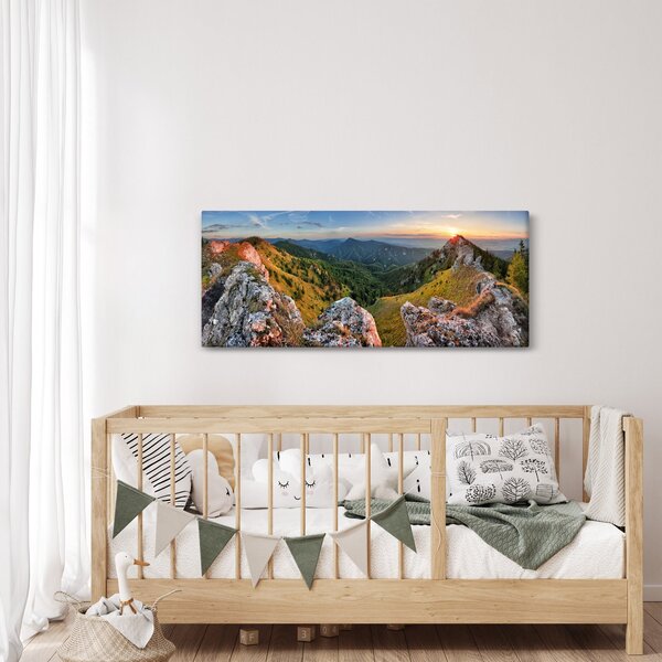 Slika - Planinski krajolik (120x50 cm)