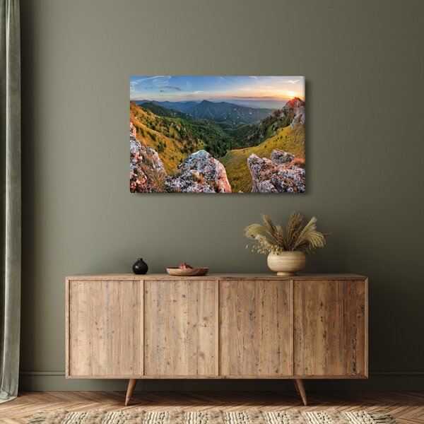 Slika - Planinski krajolik (90x60 cm)